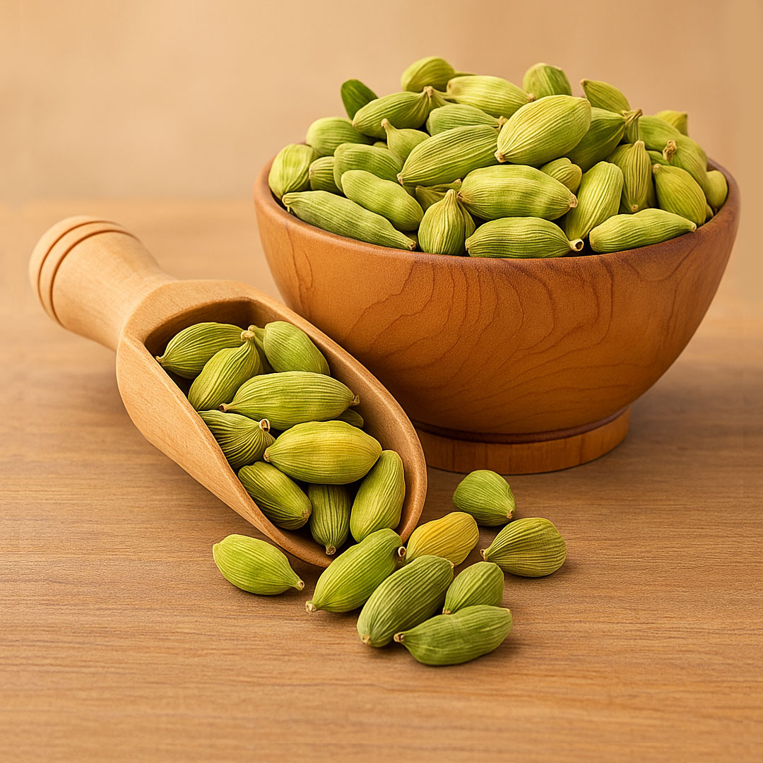 Green Cardamom (Elettaria cardamomum)