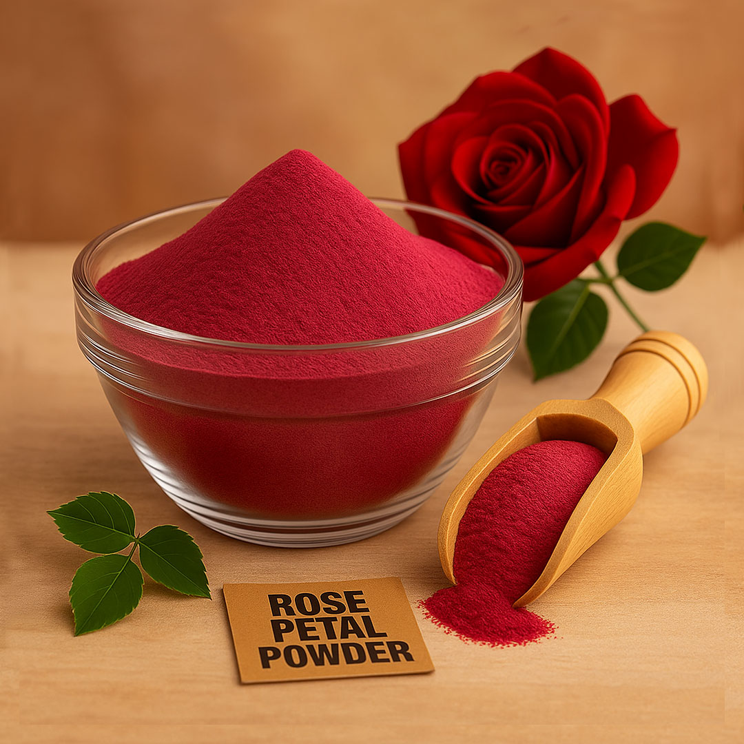 Rose petal powder (Rosa centifolia)