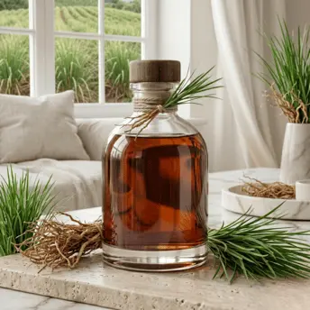 Vetiver Essential Oil (Vetiveria zizanoides L)