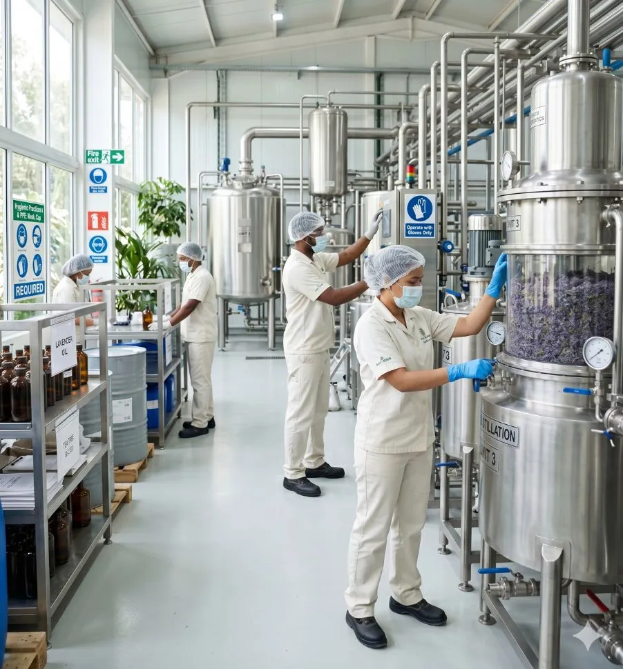 Essential Oil Manufacturing Plant
