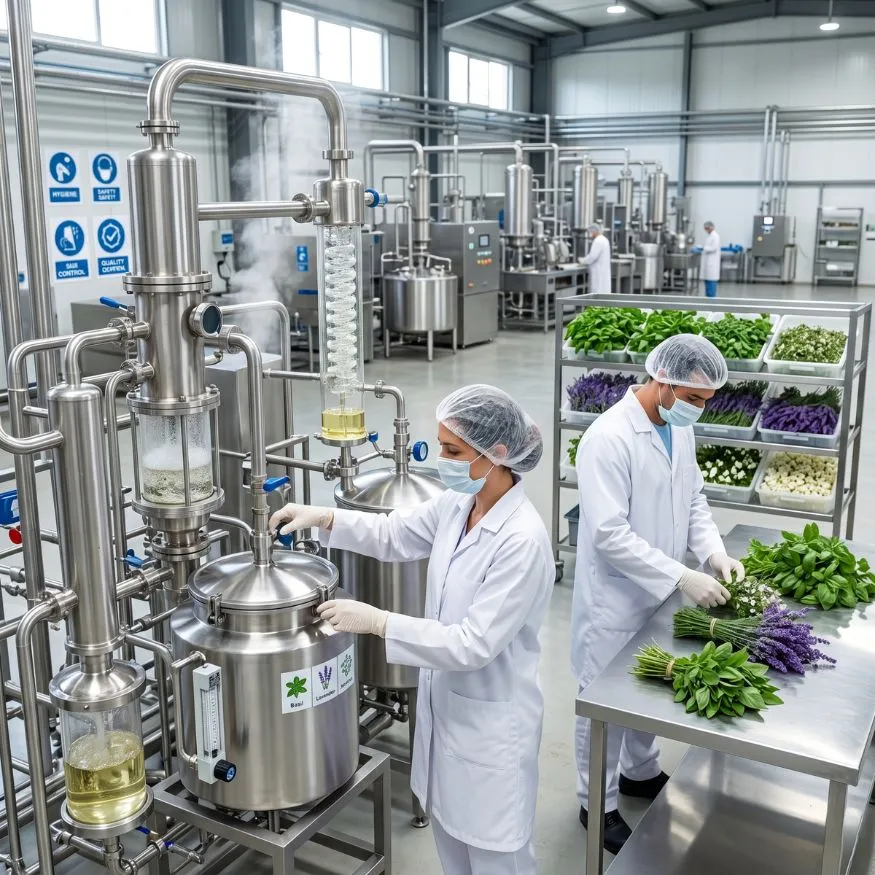 Essential Oil Manufacturing Plant